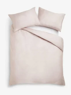 Clearance Next Blush Pink 400 Thread Count Egyptian Cotton Sateen Luxury Duvet Cover and Pillowcase Set