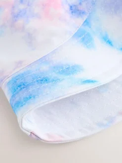 Hot Next Blush Pink Blue Lilo & Stitch Tie Dye Effect Bucket Hat (1-16yrs)