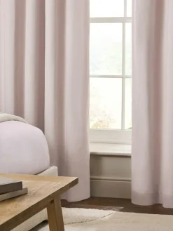 Next Cotton Sateen Blackout Thermal Eyelet Curtains^ Curtains & Blinds