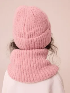 Sale Next Blush Pink Fluffy Beanie (1-16yrs)