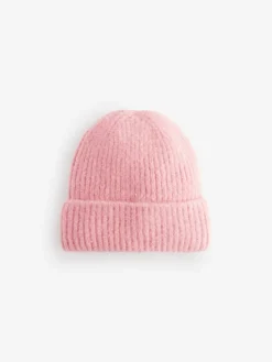 Sale Next Blush Pink Fluffy Beanie (1-16yrs)