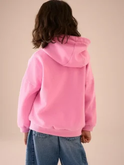 Online Next Blush Pink Zip Through Hoodie (3-16yrs)