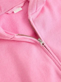 Online Next Blush Pink Zip Through Hoodie (3-16yrs)