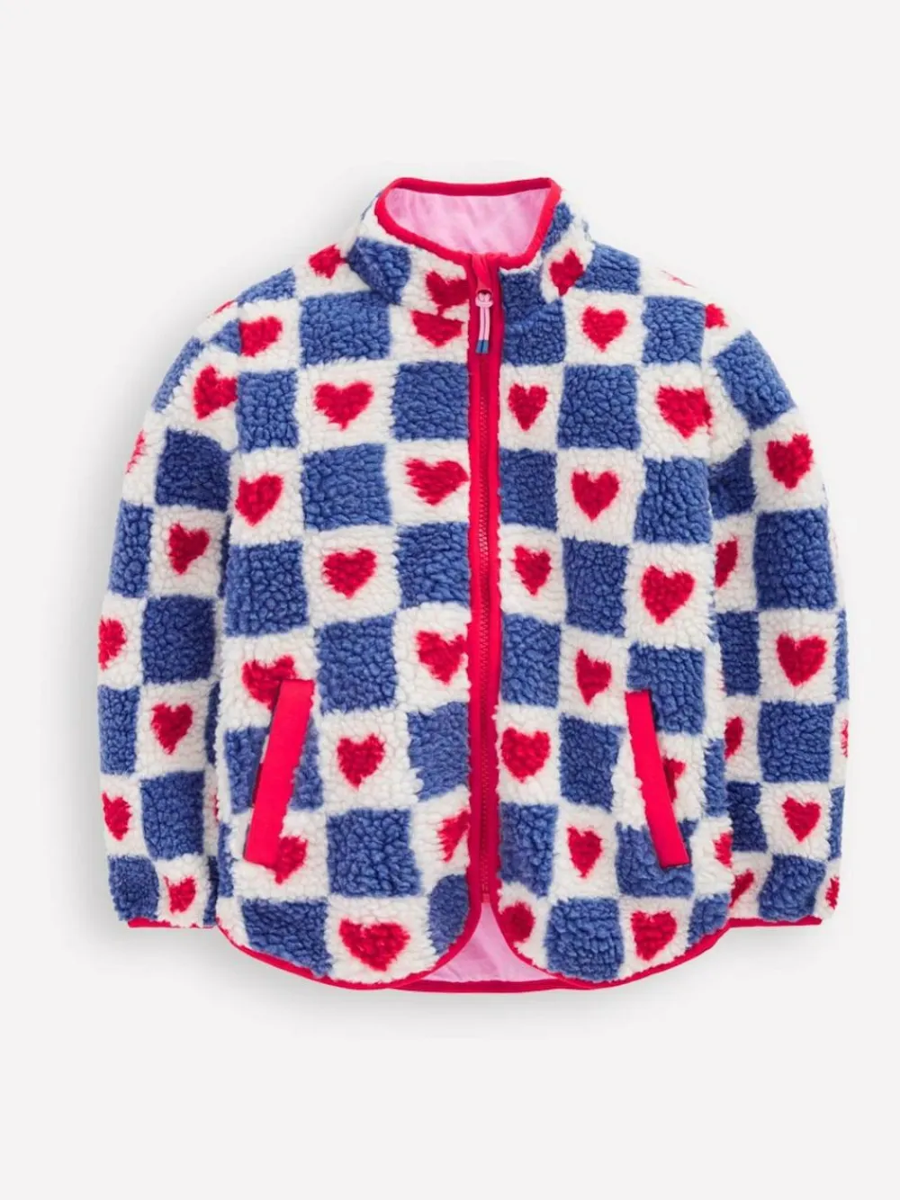 Discount Boden Blue Eden Borg Zip-through Jacket