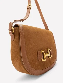 Boden Brown Snaffle Leather Satchel Brown Bag^Women Bags