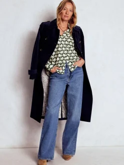 Sale Boden Sienna Cotton Shirt Green