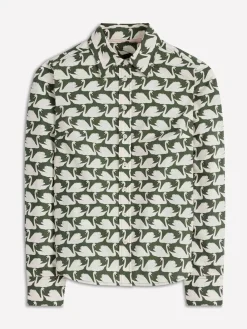 Sale Boden Sienna Cotton Shirt Green