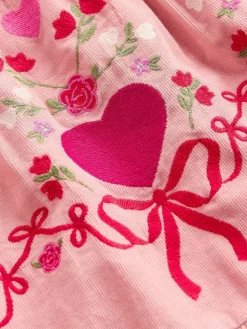 Sale Boden Clover Blouson Cord Dress Pink