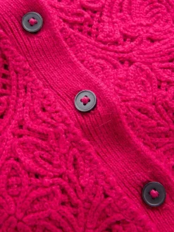 Boden Pink Lace Insert Knitted Midi Dress^Women Midi Dresses