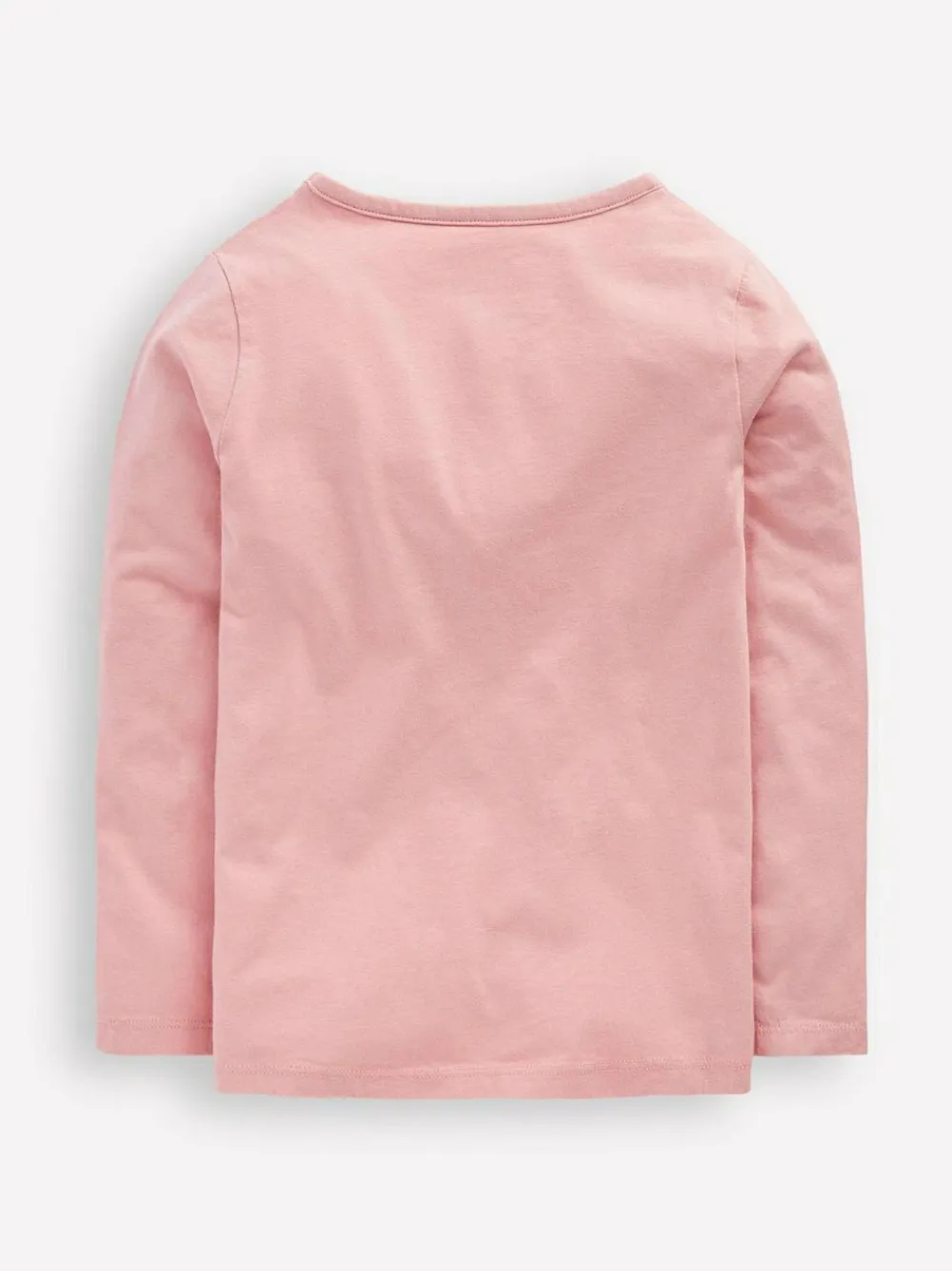 Discount Boden Pink Long Sleeve Appliqué T-Shirt