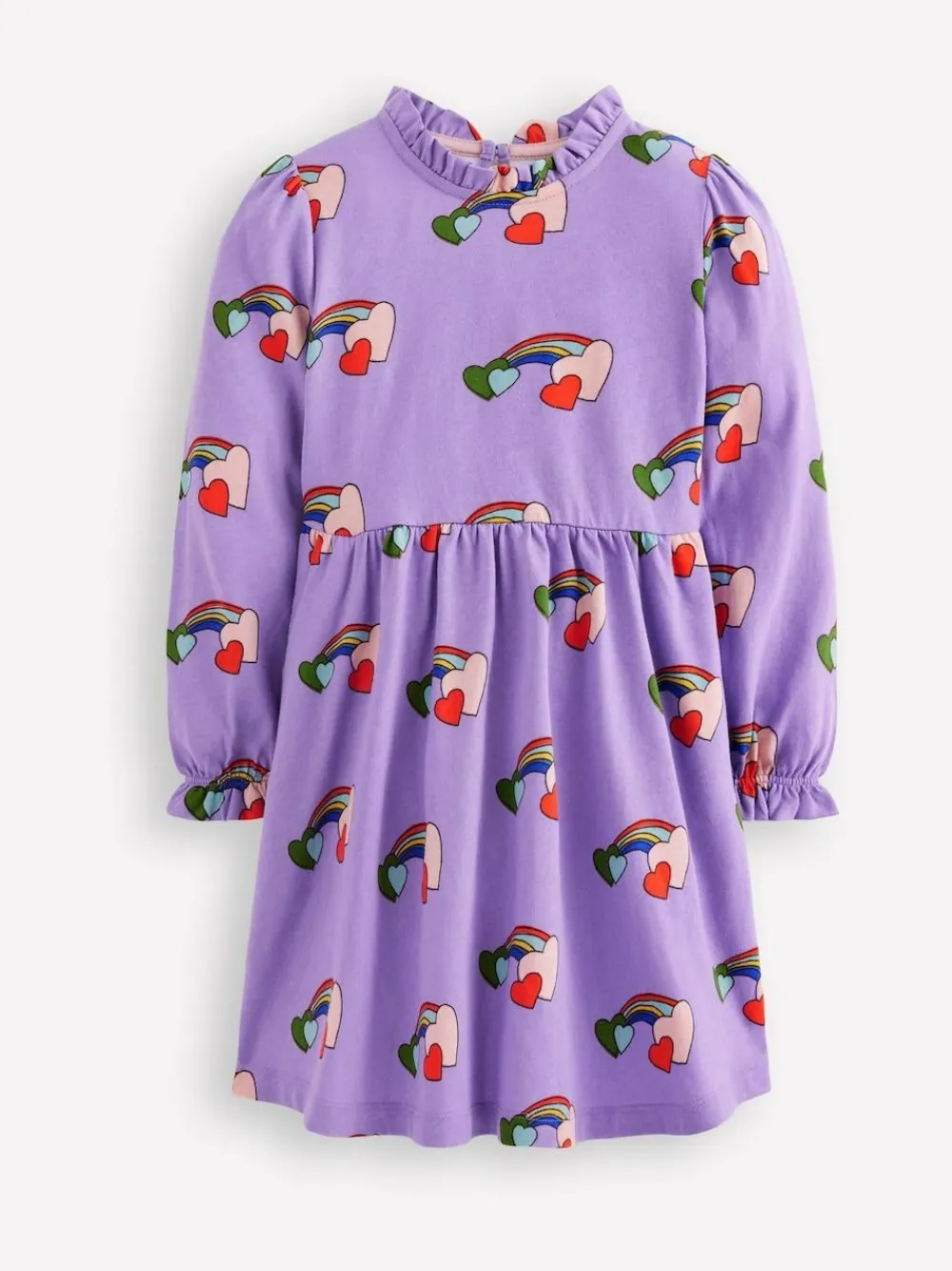 Best Boden Purple Blouson Sleeve Jersey Dress
