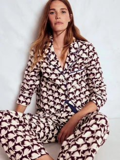 Boden Brushed Cotton Pyjama Shirt^Women Pyjamas