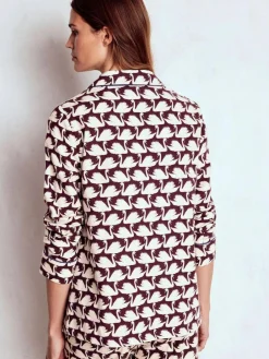 Boden Brushed Cotton Pyjama Shirt^Women Pyjamas