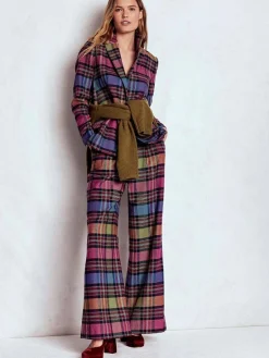 New Boden Red Woodbridge Check Blazer