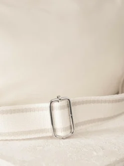 Outlet Next Bone Leather Sling Cross Body Bag