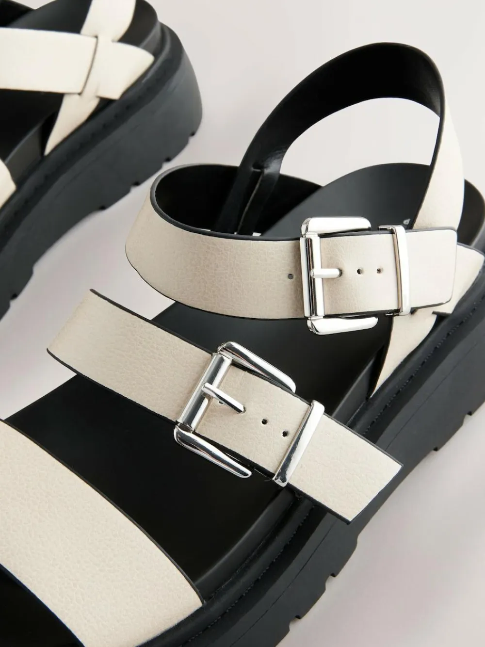 Next Standard/Wide Fit Chunky Buckled Sandals^Women Wide Fit & Extra Wide Fit
