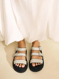 Next Standard/Wide Fit Chunky Buckled Sandals^Women Wide Fit & Extra Wide Fit