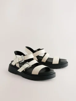 Next Standard/Wide Fit Chunky Buckled Sandals^Women Wide Fit & Extra Wide Fit