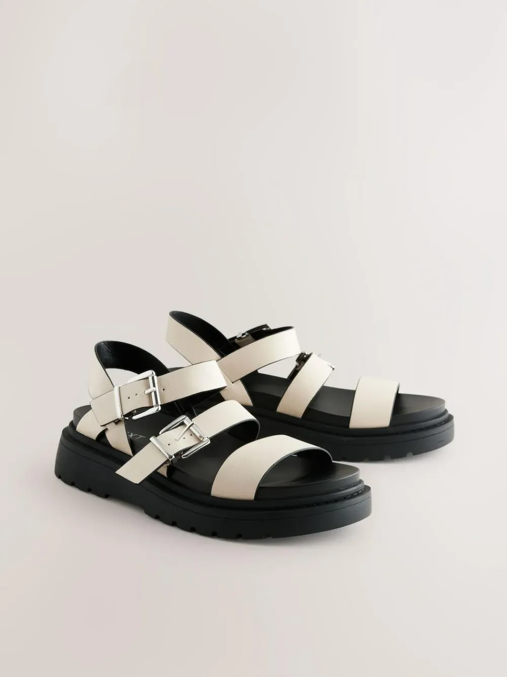 Next Standard/Wide Fit Chunky Buckled Sandals^Women Wide Fit & Extra Wide Fit