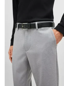 Outlet BOSS Black Barnabie Leather Belt