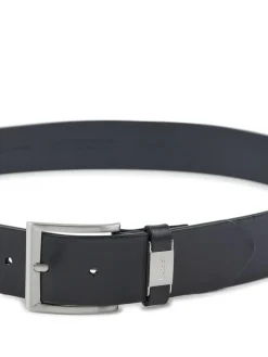BOSS Brushed Metal Leather Belt^ Belts & Braces