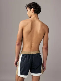 Sale BOSS Black Colour Block Swim Shorts