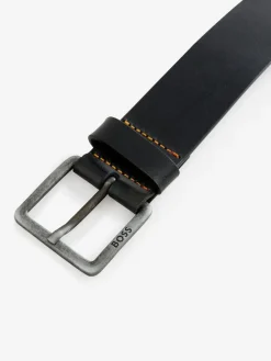 Best BOSS Logo Belt Black