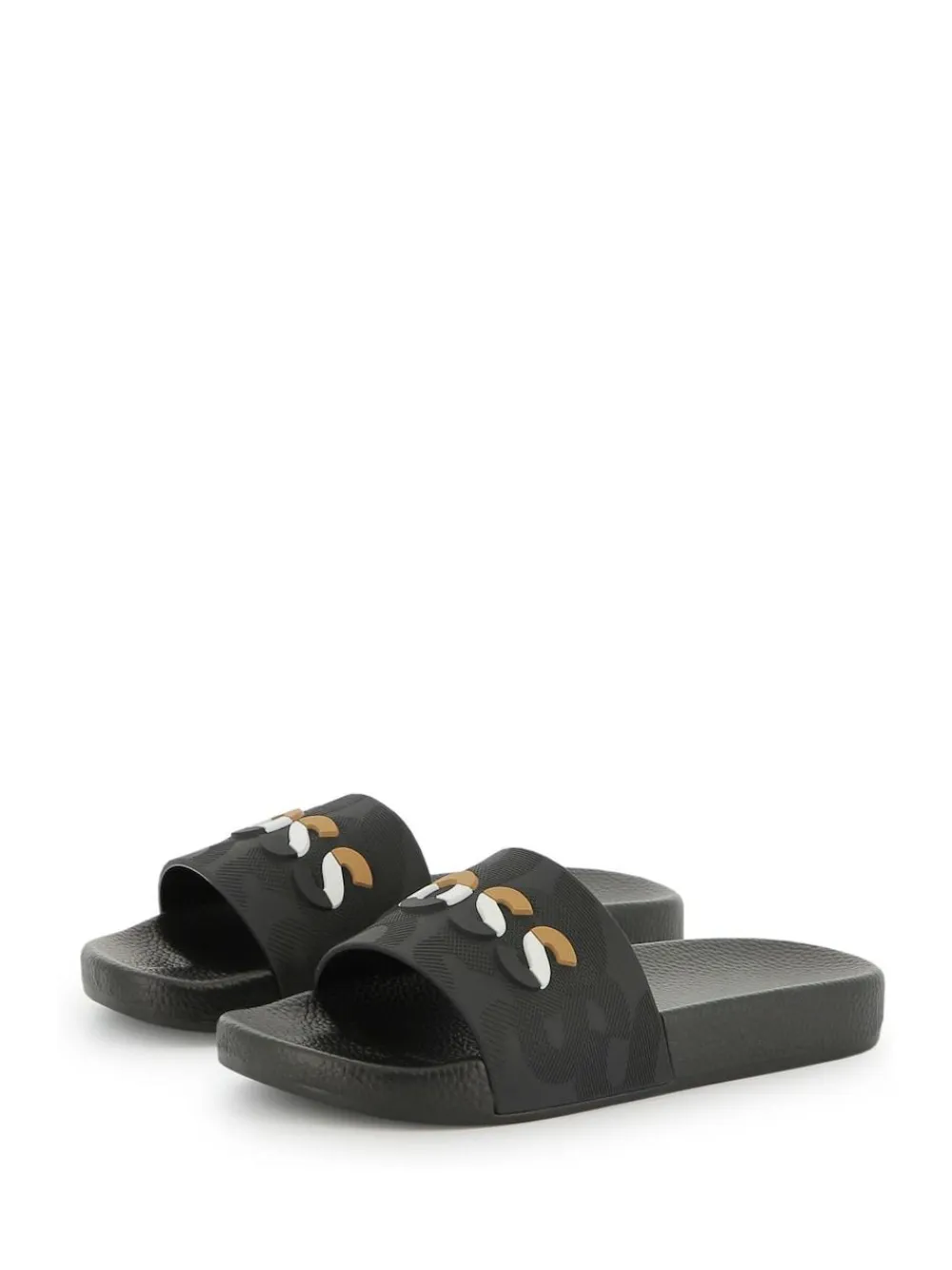 BOSS Black Logo Sliders With Touch Fastening^BOY Nightwear