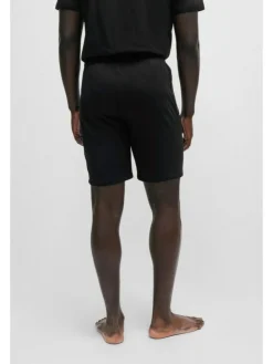 Outlet BOSS Black Regular-Fit Logo Stretch Shorts