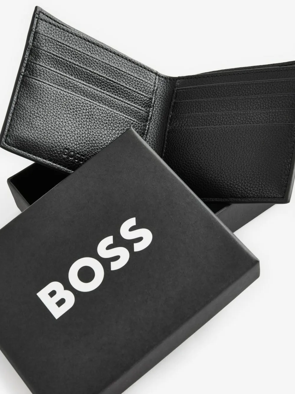 BOSS Black Signature Logo Ray Billfold Wallet^ Wallets