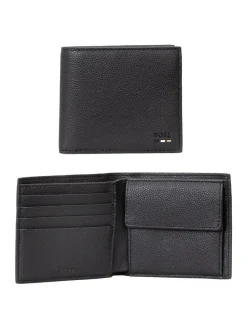 BOSS Black Signature Logo Ray Billfold Wallet^ Wallets