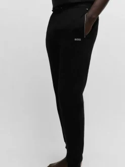 Discount BOSS Black Stretch Cotton Tracksuit Bottoms