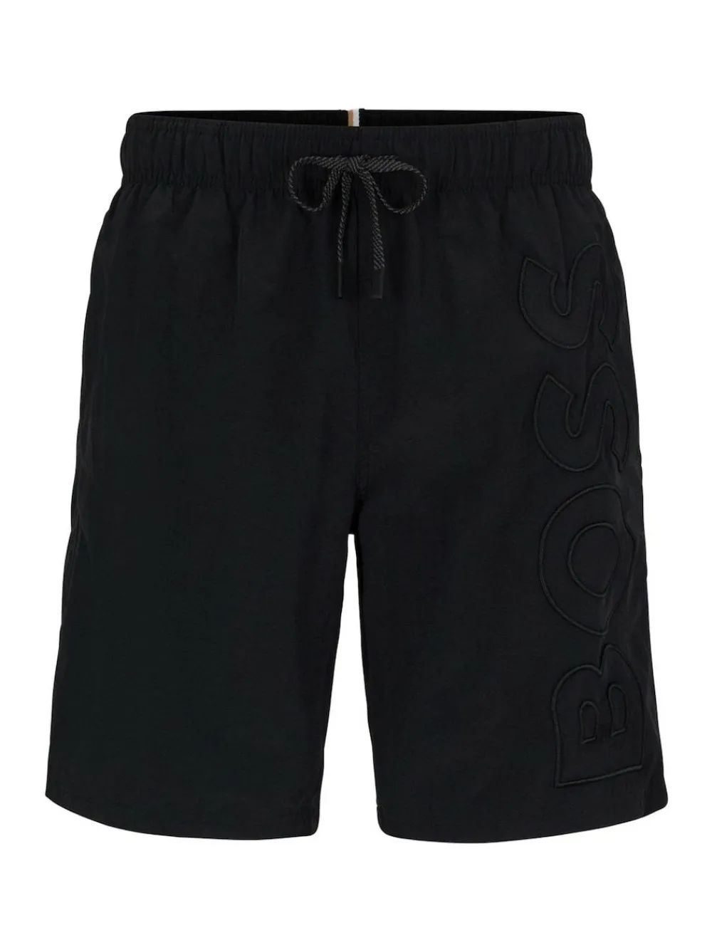 Clearance BOSS Whale Logo Lined Swim Shorts Black