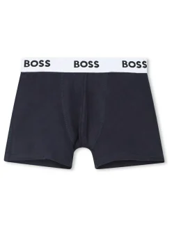 BOSS Blue 3 Pack Logo Boxers^BOY Underwear