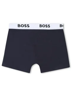 BOSS Blue 3 Pack Logo Boxers^BOY Underwear