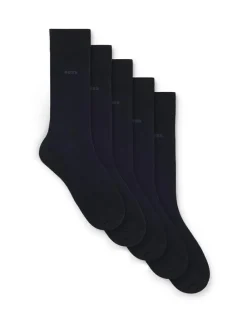 Hot BOSS Socks 5 Pack Blue
