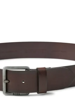 Sale BOSS Baxton Leather Belt Brown