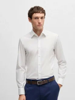 Best BOSS Erman Leather Belt Brown