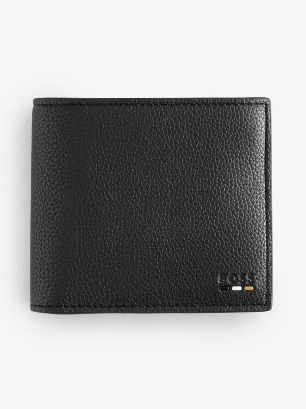 BOSS Brown Ray Signature Logo Billfold Wallet^ Wallets