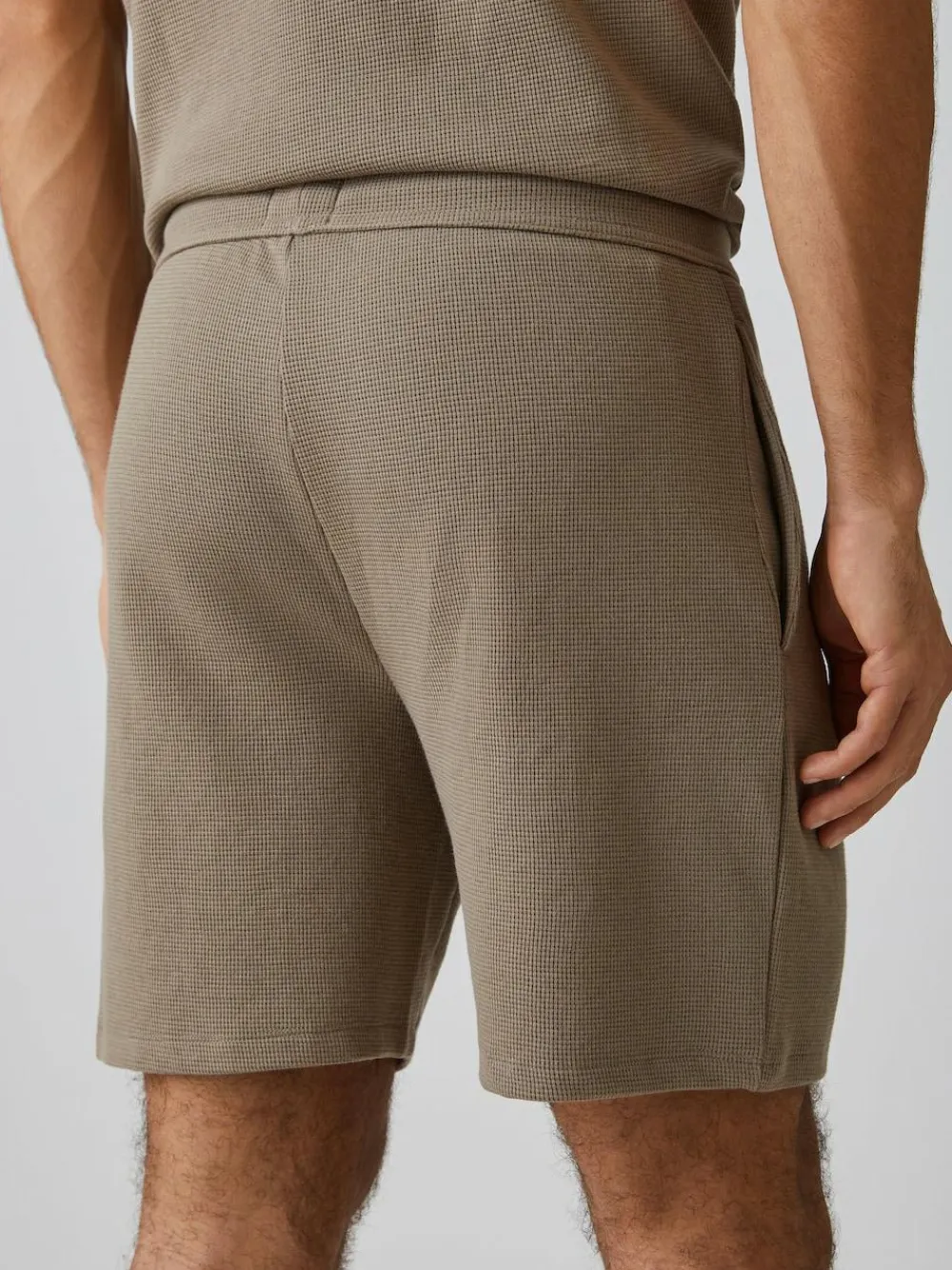 BOSS Brown Waffle Shorts^ Shorts