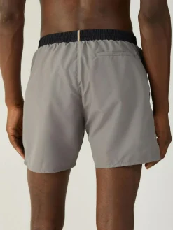 BOSS Grey Light Starfish Quick Dry Swim Shorts^ Swimwear