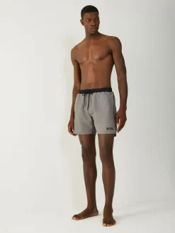 BOSS Grey Light Starfish Quick Dry Swim Shorts^ Swimwear