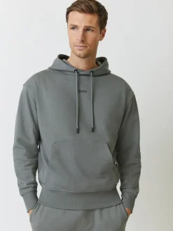 Sale BOSS Logo Hooded Tracksuit Grey