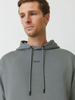 Sale BOSS Logo Hooded Tracksuit Grey