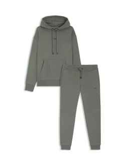 Sale BOSS Logo Hooded Tracksuit Grey