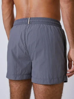 Discount BOSS Mooneye Logo Swim Shorts Grey