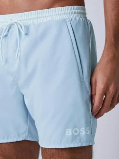 BOSS Sky Blue Starfish Quick Dry Swim Shorts^ Swimwear