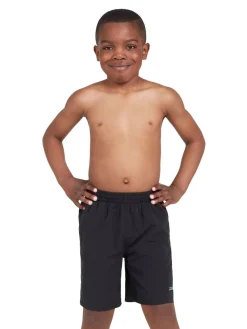 Clearance Zoggs Boys Penrith 15 Inch Swim Shorts Black