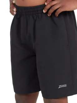 Clearance Zoggs Boys Penrith 15 Inch Swim Shorts Black