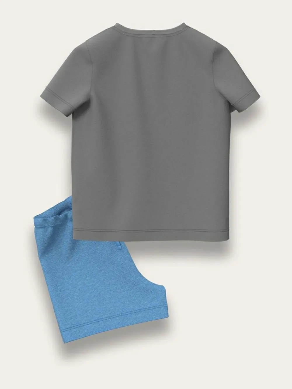 Outlet Brand Threads Grey 100% Cotton Sonic The Hedgehog Top and Short Set